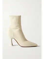 [NEOUS] NEOUS - Ran Stretch-leather Ankle Boots - Cream - IT39 IT 39 Cream