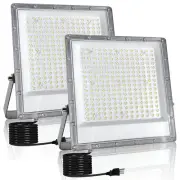 2 Pack 200W LED Flood Light Outdoor, Exterior Flood Lights, Outdoor Flood Lig...