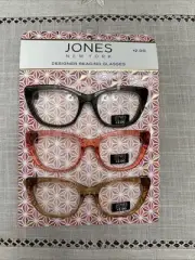 Jones New York Signature 3 Pair Reading Glasses Readers for Women's +2.00