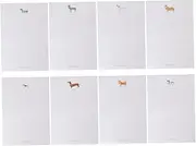ULDIGI 80pcs Letter Paper Stationery Set Cartoon Dogs Pattern Vintage Paper for Writing Notes Home School Office Random Style