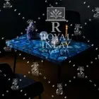 Blue Agate Coffee Table Gemstone Center Table Handmade Luxury Crystal Table