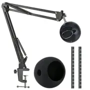 Snowball iCE Mic Boom Arm Stand with Pop Filter, with Blue Snowball Ice USB M...
