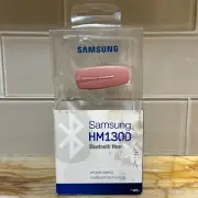 Samsung HM1300 Wireless Earhook Headset Bluetooth Up To 8 Hrs Talk Time - PINK