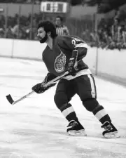 Dwight Foster Of The Detroit Red Wings 1980 Old Ice Hockey PHOTO