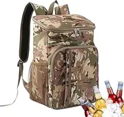 Lunch Bag Backpack | Leak Proof Lunch Backpack,18L Large Capacity Insulated Cooler Backpack, Outdoor Storage Shoulder Bag for Picnics, Gatherings