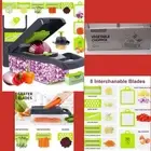 Vegetable Chopper, Onion Chopper, Mandolin Slicer, Grater, Dicer 2 Sizes Egg ATF