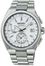Seiko Astron Nexstar SBXY085 Men's Solar World Time White Titanium Made in Japan