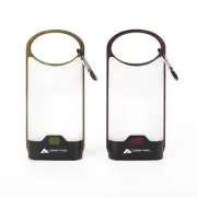 Ozark Trail 160 Lumen LED Aluminum Thin Frame Battery Lanterns Black 2-Pack