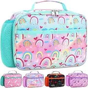 RHCPFOVR Kids Lunch Bag - Insulated Lunch Box for Boys Girls,Washable Lunch Bag and Reusable Toddler Leak-proof Lunchbox for School and Daycare