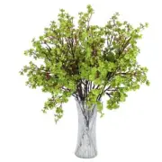 Pcs Babys Breath Flowers Artificial Gypsophila Flowers St. Patrick's 10 Green