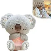 Kukelen Relief Koala, Anxietys Relief Koala, Koala Plush Toy, The Relief Koala Breathing, Koala Bear with Rhythmic Breathing Motion and Music, Breathing Koala Sleep Buddy for Kids Adults