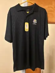 Greg Norman 2012 Ryder Cup Medinah Men’s Golf Shirt Polo Size Large Brand New