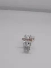 The Moment Is Now Ring Bomb Party Size 11 Rhodium Plating Genuine Sunstone
