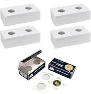 Coin Collection Supplies, Penny Coin Holders For Collectors 200pcs Cardboard 2x2 Coin Flip