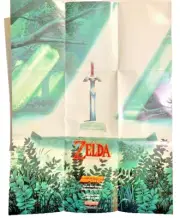 The Legend of Zelda: A Link to the Past Poster Nintendo Power Vintage OG MINT