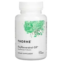 在飛比找iHerb優惠-[iHerb] Thorne 聚乙烯白藜蘆醇-SR，60 粒