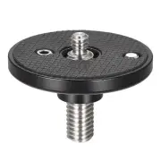 1/4" to 3/8" Male Double-Side Mounting Screw Adapter 1.93" Dia for Camera Tripod