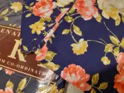 Floral VINTAGE NEW 80s Cotton Quilt Doona Cover KING SINGLE Size Bed.SET 3PC