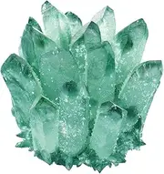 Natural Green Phantom Crystal Ghost Quartz Crystal Cluster for Home Decoration (green 300-400)