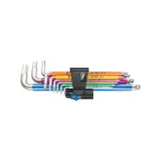WERA 9 Piece 3950/9 Hex-Plus Multicolour HF Stainless 1 L-Key set