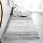 Quick Drying Bathroom Mat Modern Gradient Color Bath Soft Anti-slip