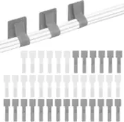 Hook and Loop Cable Ties, 40 Self Adhesive Cable Management, Reusable Cable Clip