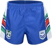 [TIDWELL] Warriors NRL Youth Supporter Shorts Royal Blue