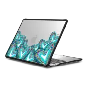MacBook Air 13-inch (M2 - M4) Impact Case Corazon de Fer Love in Teal