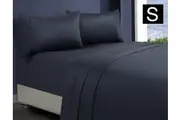 1000TC 100% Premium Egyptian Cotton Sheet Sets Fitted Flat Sheet Pillowcases All Size Charcoal