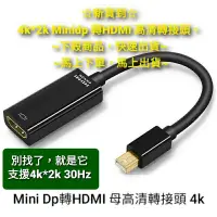 在飛比找蝦皮購物優惠-(現貨)Minidp 轉 HDMI 支持4k*2k,即插即用