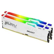 Kingston Fury Beast RGB 64GB (2x32GB) 6000MHz CL36 DDR5 White