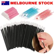 Disposable Lip Brush Lip Wands Gloss Lipstick Applicator Brushes 50/100