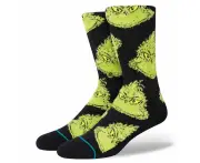 Stance Youth Socks Mean One The Grinch Black US 3-5.5