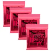 4 Sets ERNIE BALL BURLY 2226 SLINKY NICKEL WOUND ELECTRIC GUITAR STRINGS 11-52