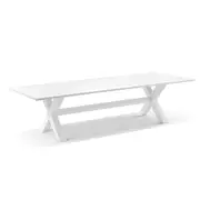Tahitian 3m Outdoor Aluminium Rectangle Dining Table - Outdoor Aluminium Tables