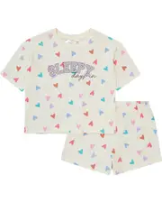 Youth Girl Drop Shoulder Entry Pj