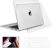 Plastic Smooth Frosted Hard Shell Case+KB for MacBook Pro/Air M1 M2 A2338 A2681