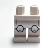 Lego - Minifigure Legs - White, Blue, Robot