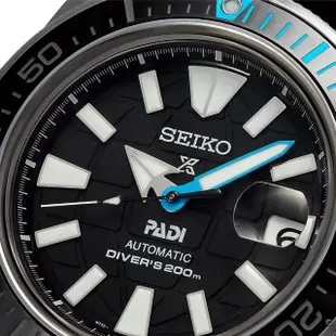 【SEIKO 精工】Prospex PADI聯名黑武士陶瓷圈潛水機械錶 SK038 /43.8mm(SRPG21K1/4R35-03W0I)