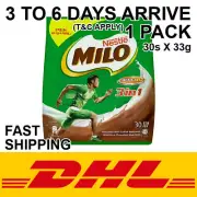 Nestle Milo 3 in 1 Instant Nutritious Chocolate Malt Drinks 30 Sticks X 33g