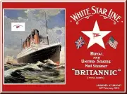 BEAUTIFUL RMS BRITANNIC, TITANIC'S SISTER SHIP, GORGEOUS REPRINT 1914