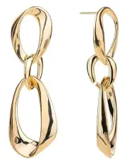 [Gregory Ladner] Chain Drop Earrings in Gold