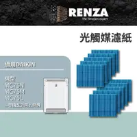 在飛比找PChome24h購物優惠-RENZA 十片裝 光觸媒濾紙 適用大金 DAIKIN MC