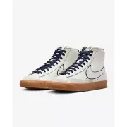Nike Blazer Mid '77 PRM Sail/Midnight Navy DQ7672-100 Size Women's 7.5 Men's 6