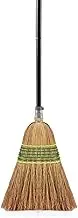Yocada Heavy-Duty Corn Broom Commercial Indoor Outdoor Broom 59.8" Tall Perfect for Courtyard Garage Lobby Mall Market Floor Home Office Leaves Stone Dust Rubbish