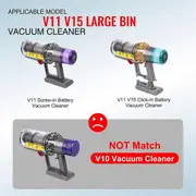 For V11 V15 SV14 SV15 SV22 Vacuum Cleaner Attachments Dust Bin+HEPA Filter+Switch Button Replacement Kit As Shown