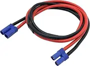 EC5 Male to EC5 Female Adapter Extension Cable EC5 Male/Female Connector Extension Cord 10AWG for RC LiPO Battery (1M /3.3FT)