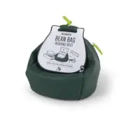 If USA 43802 Bookaroo Bean Bag Reading Rest Forest Green & Chartreuse
