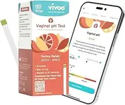 VIVOO Vaginal pH Test Strips - 30 Second Results, Simple & Effective Vaginal pH Test Strips for Feminine Hygiene Monitoring, Detect Any Imbalances and Take Proactive Measures, 30 Strips
