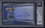 2012 Bowman Platinum Blue Refractor Yu Darvish Rookie Autograph #002/199 mint 9